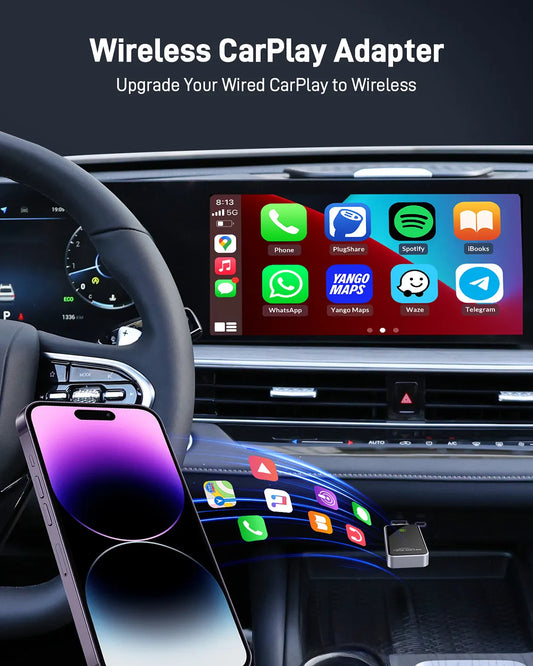 KINHANK A7 MINI 무선 Apple Carplay 어댑터 