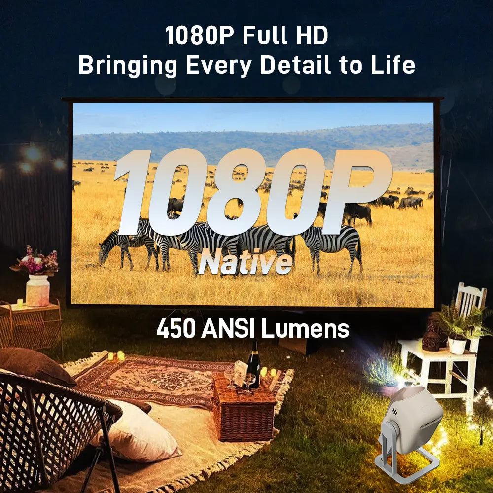 1080P Full HD 450 Ansi Lumens